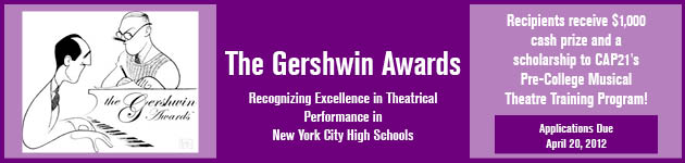 Apply for The Gershwin Awards